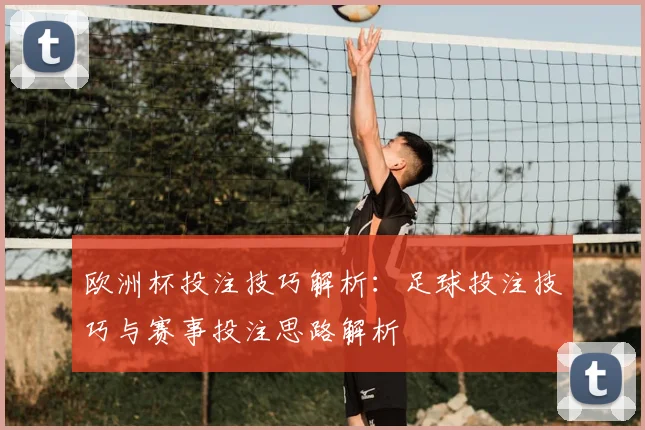欧洲杯投注技巧解析:足球投注技巧与赛事投注思路解析