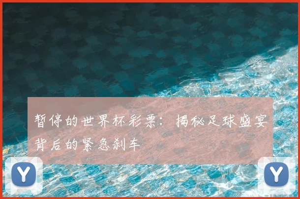 暂停的世界杯彩票：揭秘足球盛宴背后的紧急刹车